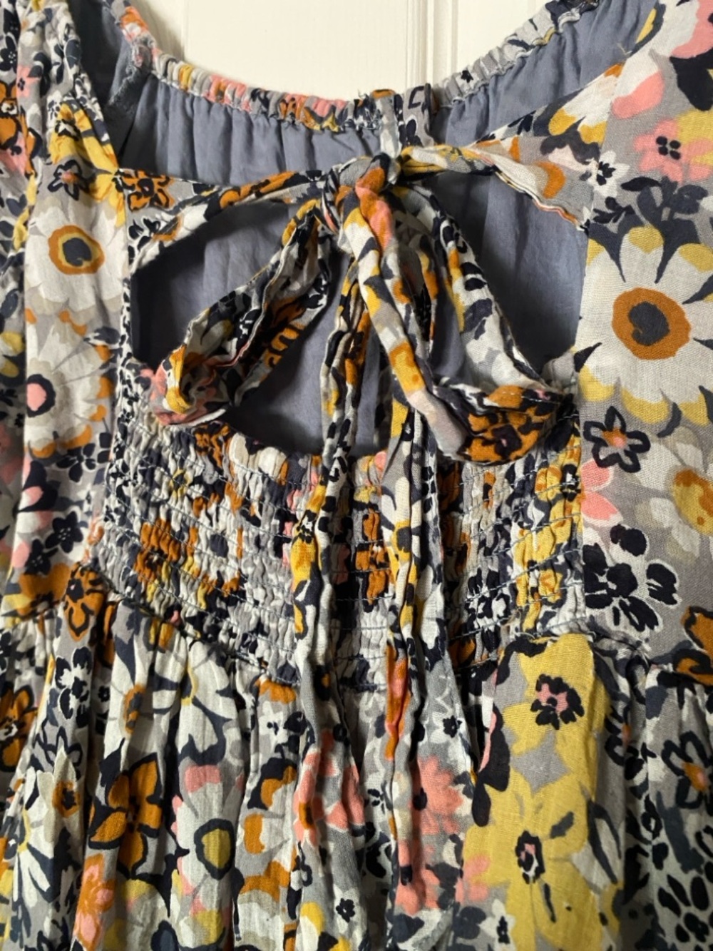 AMERICAN EAGLE - Boho Floral Babydoll Dress - Women's size M - Picture 6 of 9